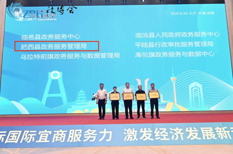 肥西：政务服务案例获全国殊荣